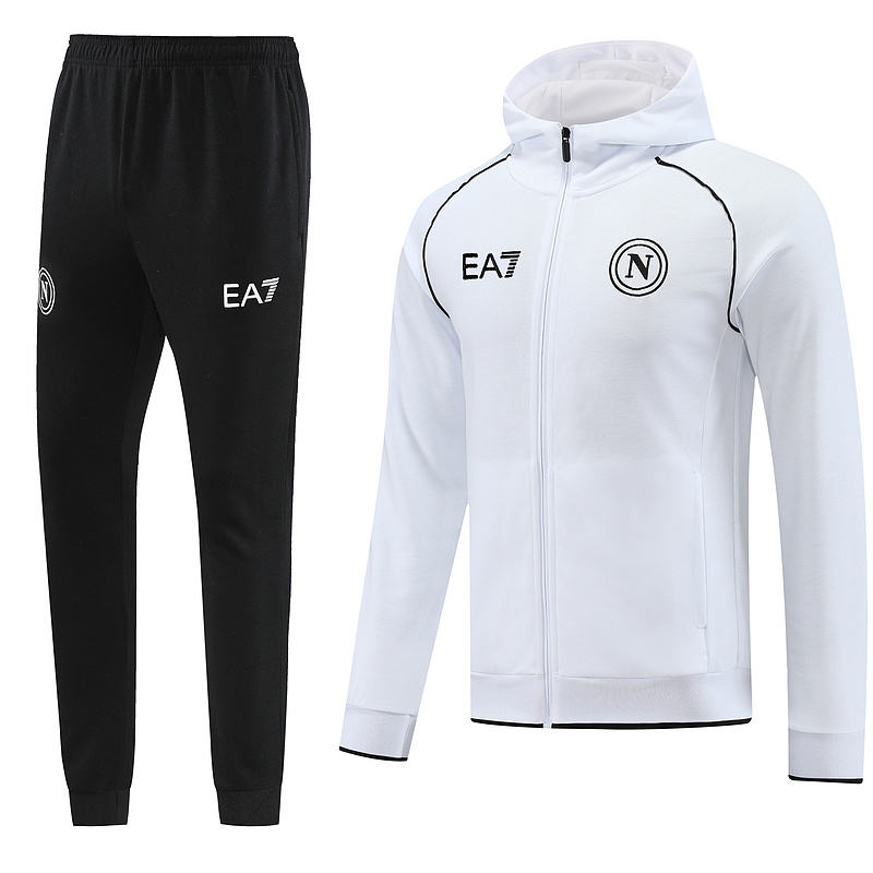 AAA Quality Napoli 23/24 Hoodie Tracksuit - White